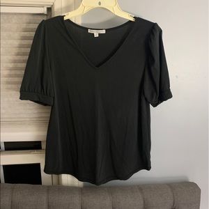 Green Envelope Short Sleeve Top
